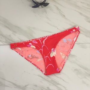 Maaji Romantic Flirt Floral/Python Bikini Bottoms Sz M